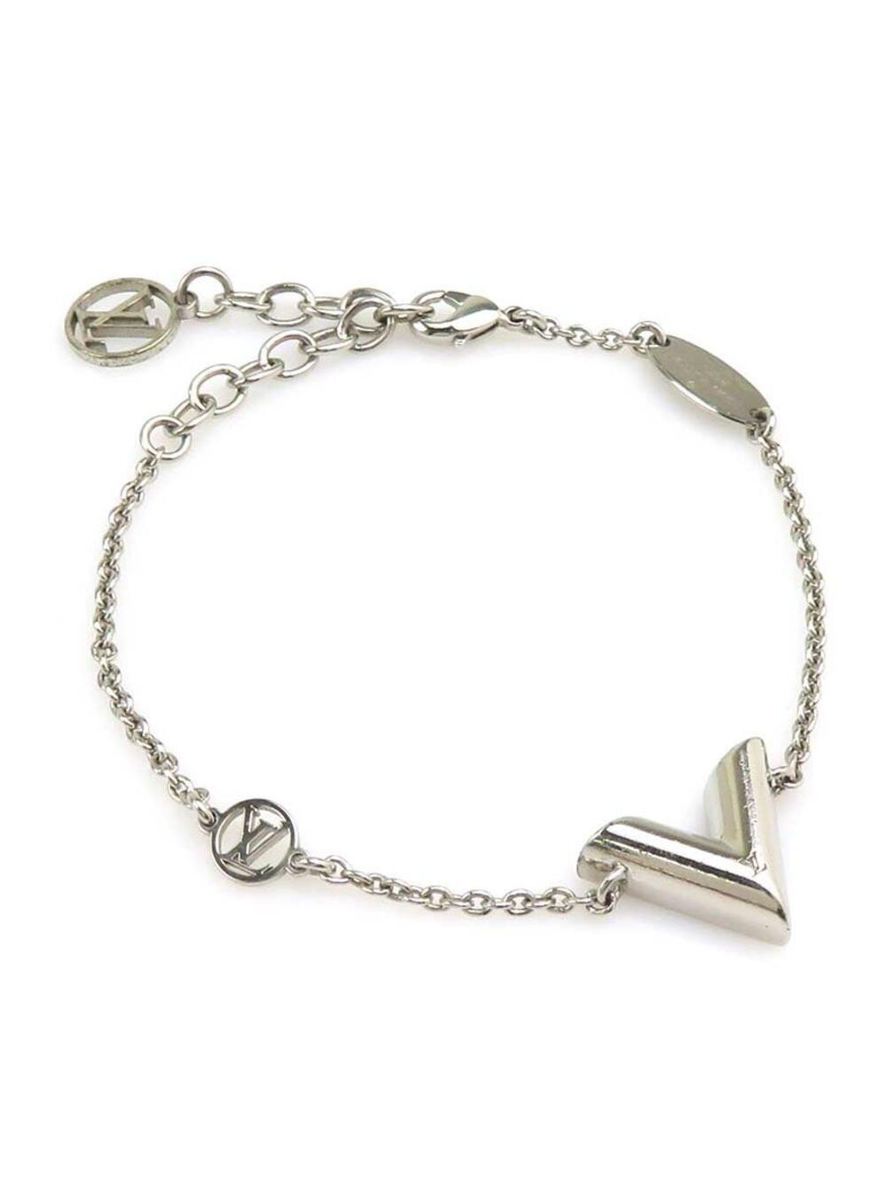 Auth Louis Vuitton Essential V Bracelet #345395L23B